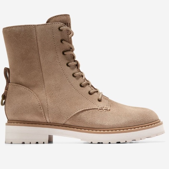 NWT COLE HAAN WATERPROOF SUEDE BOOTIE - Picture 4 of 16